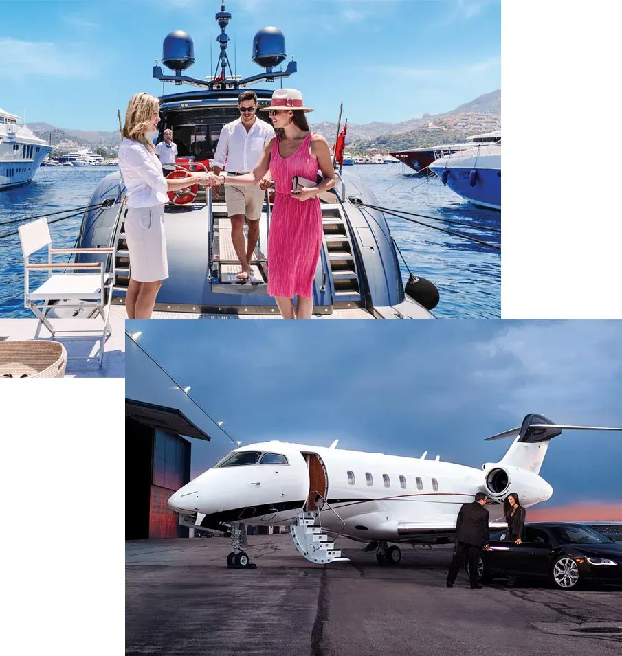 Yacht, Private Jet & Helicopter service